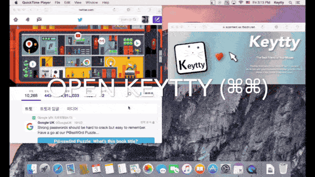 Keytty for Mac 1.2.6 破解版 - 可以通过键盘控制鼠标的应用