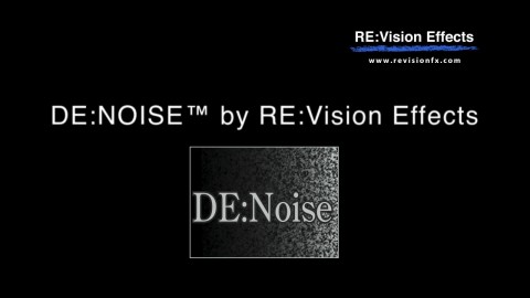 RevisionFX DENoise 3.1.9 Mac 破解版 - AE视频降噪插件