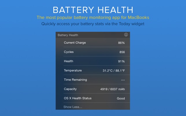 Battery Health 6.0 Mac 破解版 - 全能电池健康医生查看器