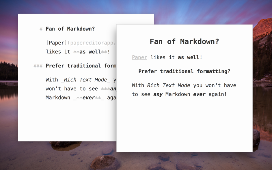 Paper for Mac 1.15 破解版 - 适合做笔记本的优雅文本编辑器