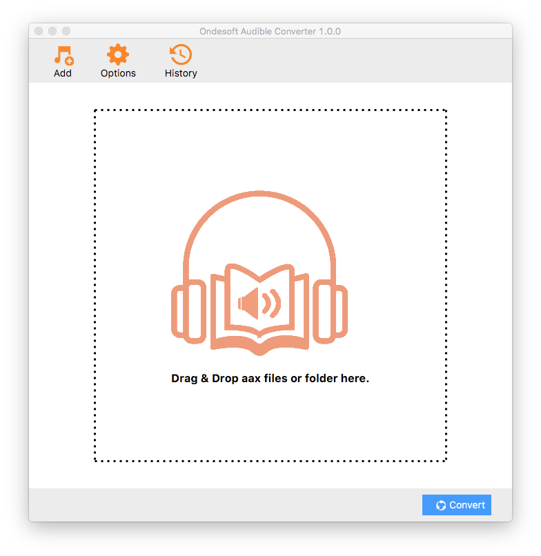 Ondesoft AudioBook Converter for Mac 3.0.1 破解版 - DRM音频去除应用