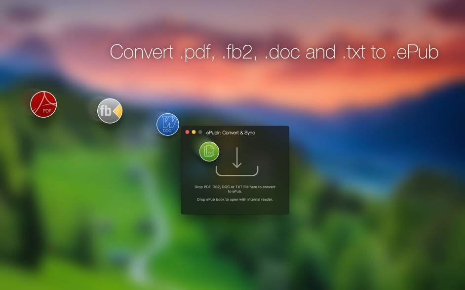 ePublr for Mac 1.2.2 破解版 - 书籍文件转换器