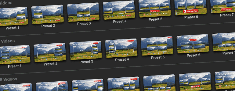 Pixel Film Studios - ProTube Outro for Mac 1.0 激活版 - FCPX插件:社交网络视频结尾定版屏幕模板插件