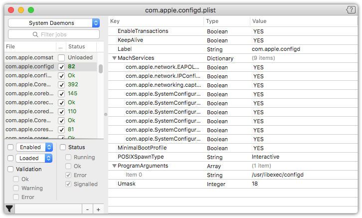 LaunchControl for Mac 1.40 破解版 - Launchd辅助工具