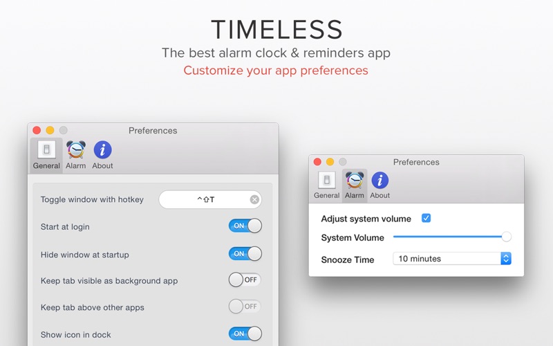 Timeless for Mac 1.8 激活版 - 好用漂亮的闹钟和提醒工具