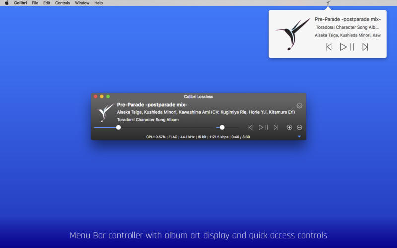 Colibri for Mac 1.8.9 破解版 - 优秀的无损音乐播放器