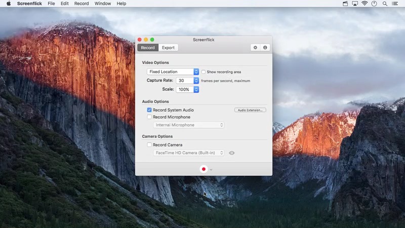 Screenflick for Mac 2.7.32 破解版 - Mac上支持高帧率的屏幕录像工具