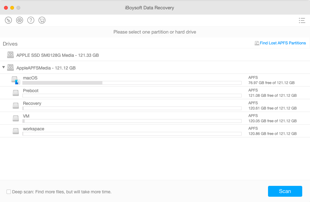 APFS Data Recovery for Mac 5.9.9 破解版 - APFS磁盘格式数据恢复工具