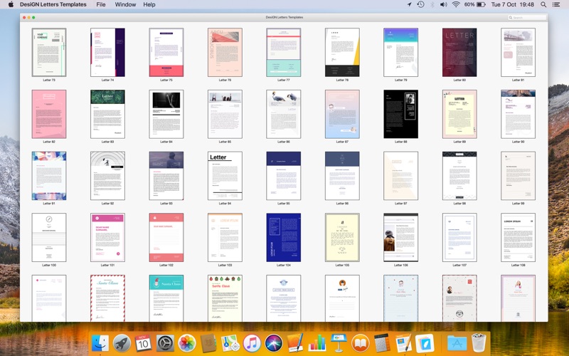 DesiGN Letters Templates for Mac 1.6 激活版 - 信函模板合集