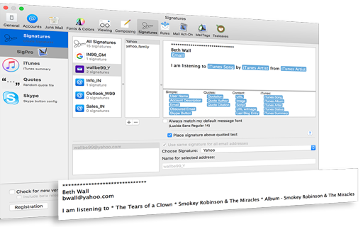 SigPro for Mac 2.1.2 注册版 - 邮件签名管理工具