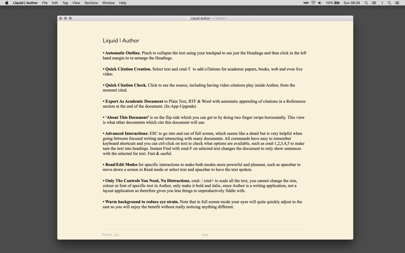 Liquid | Author for Mac 1.5.2 破解版 - 文编编辑器