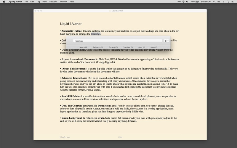 Liquid | Author for Mac 1.5.2 破解版 - 文编编辑器