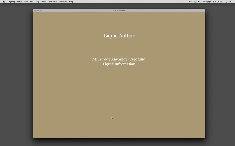 Liquid | Author for Mac 1.5.2 破解版 - 文编编辑器