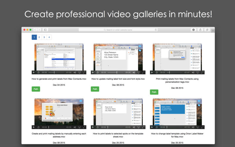 Responsive Video Grid for Mac 3.10 破解版 - 视频编辑管理