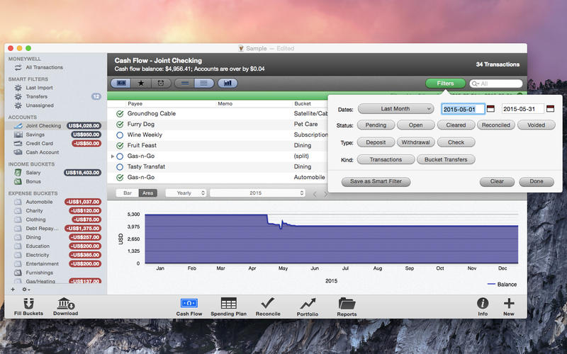 MoneyWell for Mac 3.0.6 破解版 - 财务管理软件
