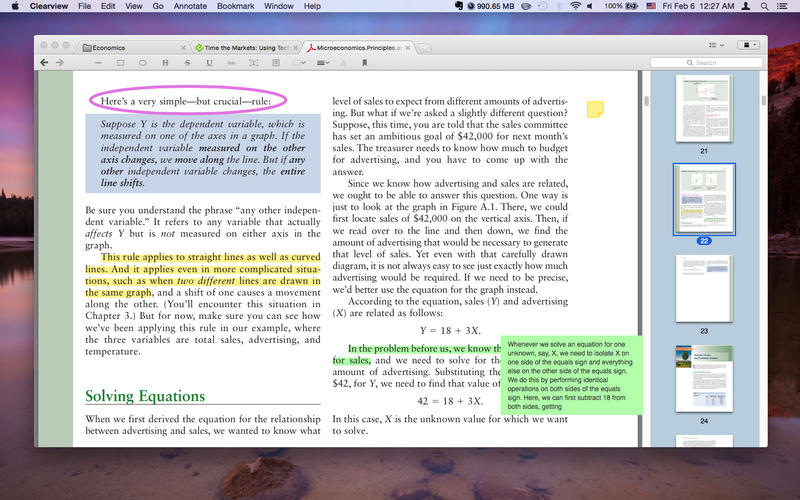Clearview for Mac 2.0.4 激活版 - 优秀的多格式电子书阅读器