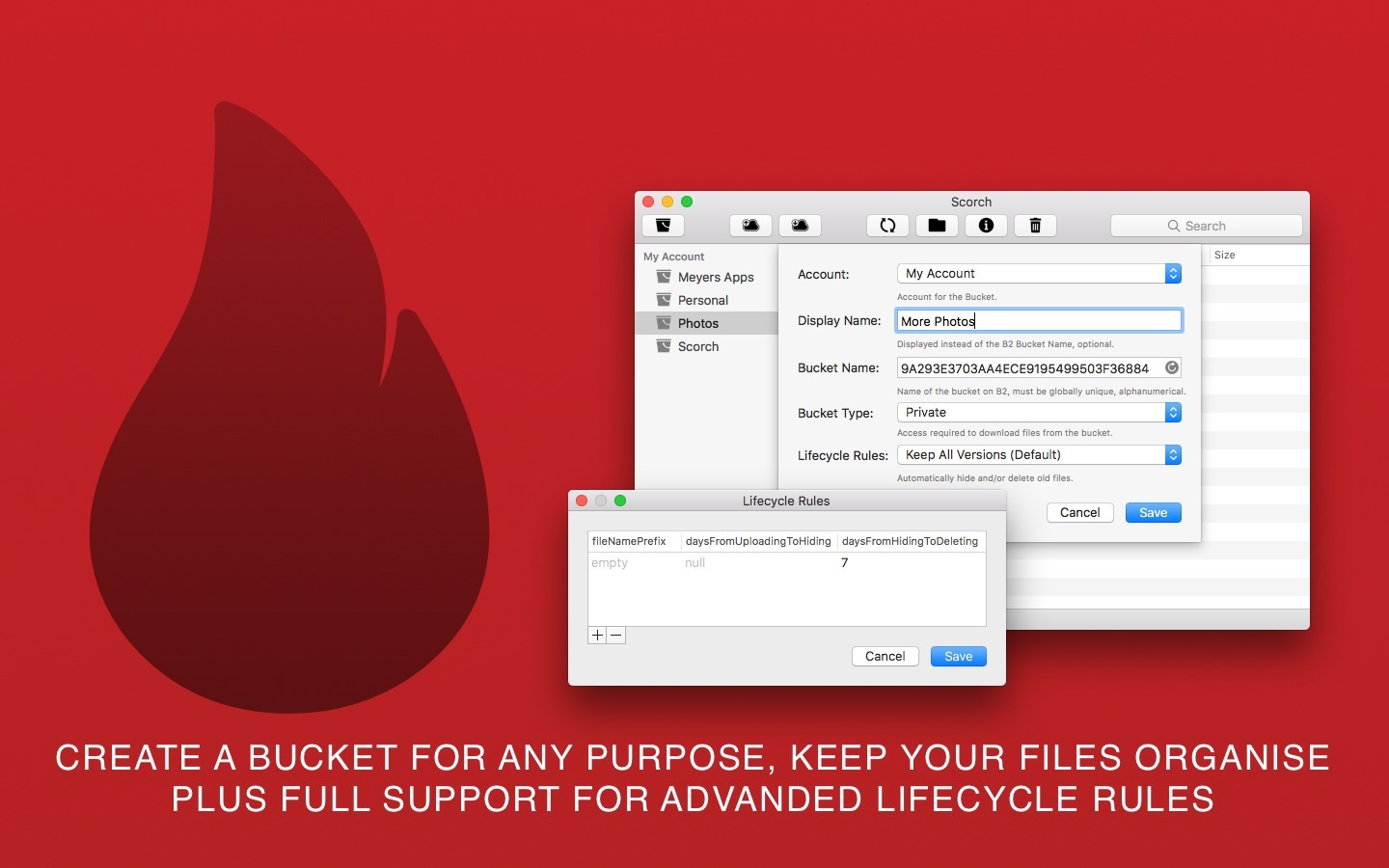 Scorch for Mac 1.1.2 注册版 - Backblaze B2云存储客户端