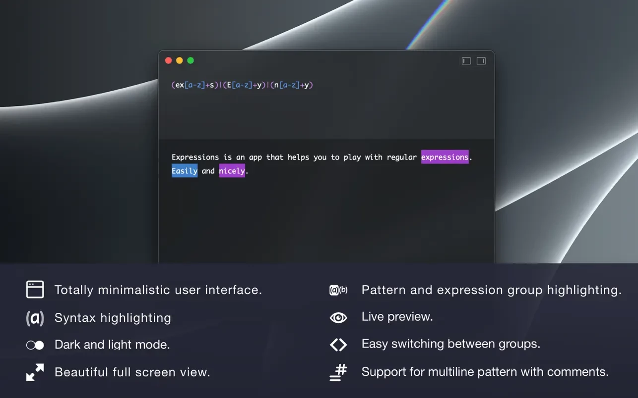 Expressions for Mac v1.3.5 正则表达式工具