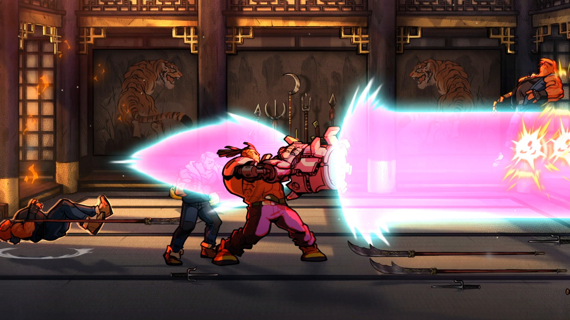 怒之铁拳4 Streets of Rage 4 for Mac v07g 中文原生 经典清版动作游戏《怒之铁拳》系列的最新作