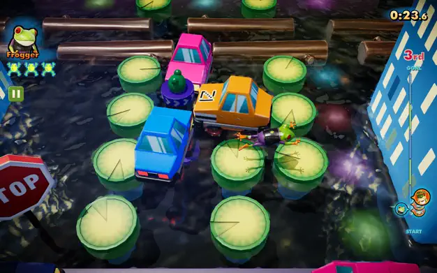 青蛙过河 Frogger in Toy Town 1.4.0 Mac 中文破解版 焕然一新的科乐美的经典名作