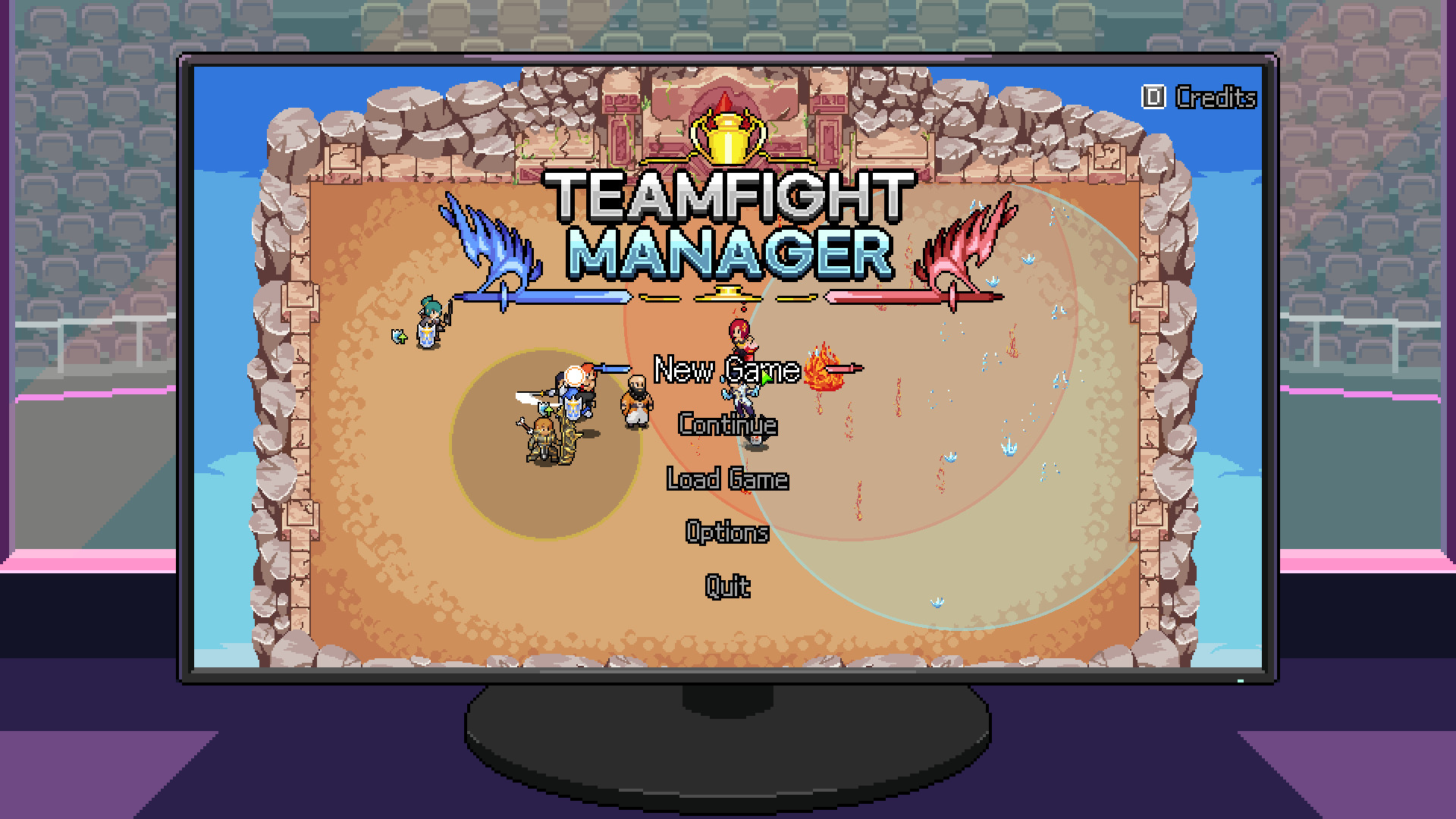 团战经理 Teamfight Manager 1.4.4 Mac 中文破解版 萌酷像素大团战