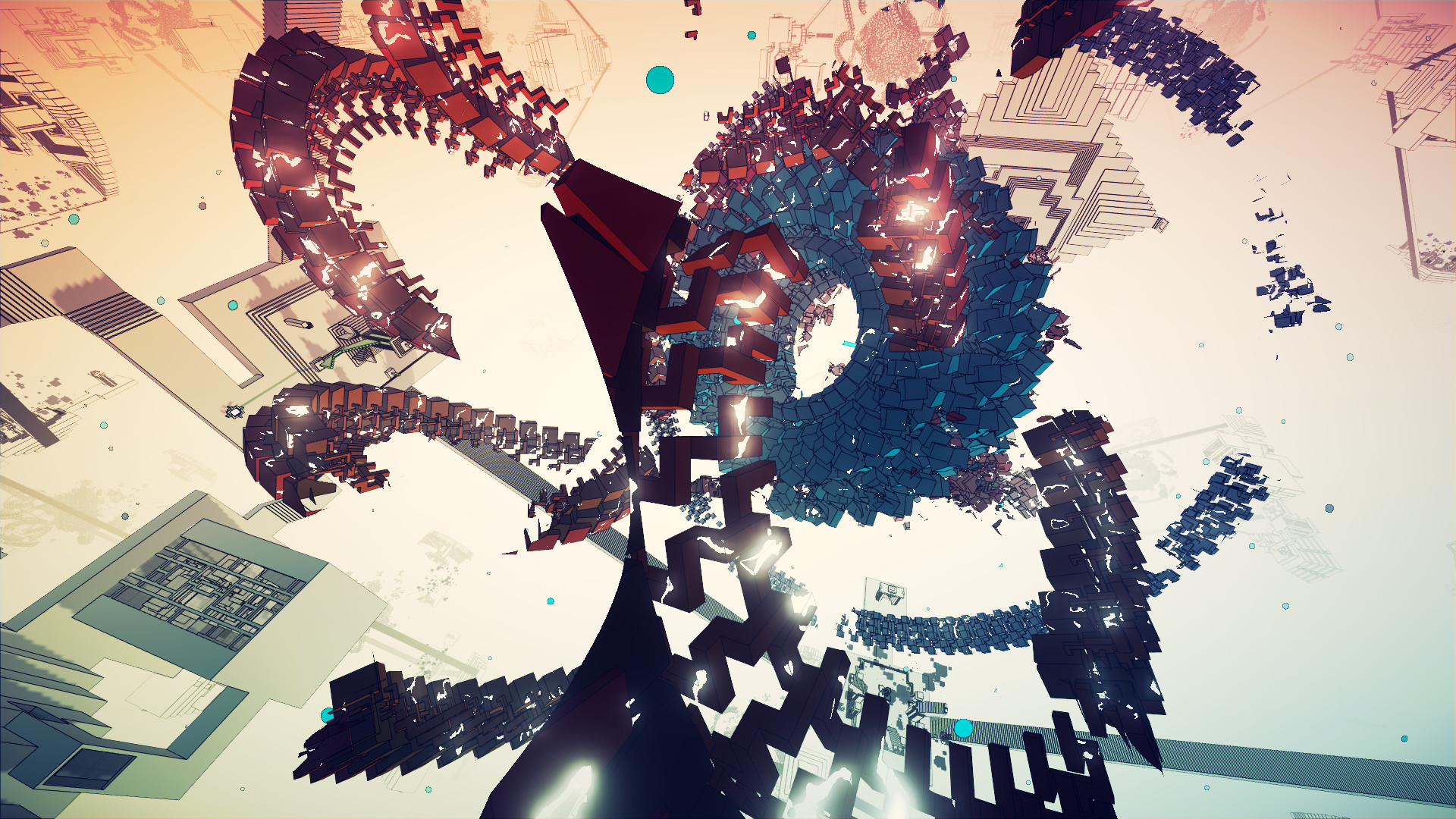 万化花园 Manifold Garden 1.0.14044 Mac 破解版 奇幻世界中的解谜游戏