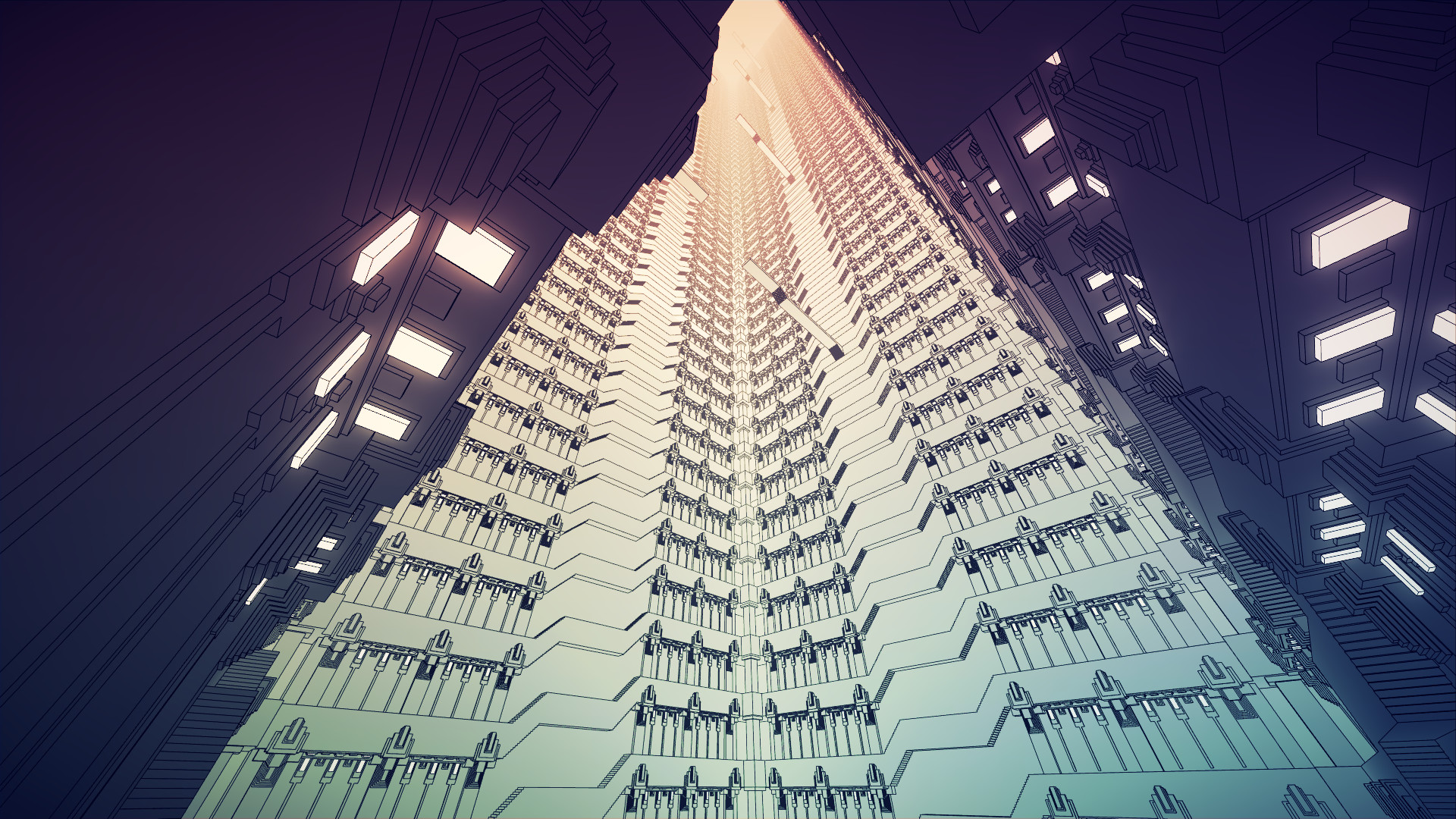 万化花园 Manifold Garden 1.0.14044 Mac 破解版 奇幻世界中的解谜游戏