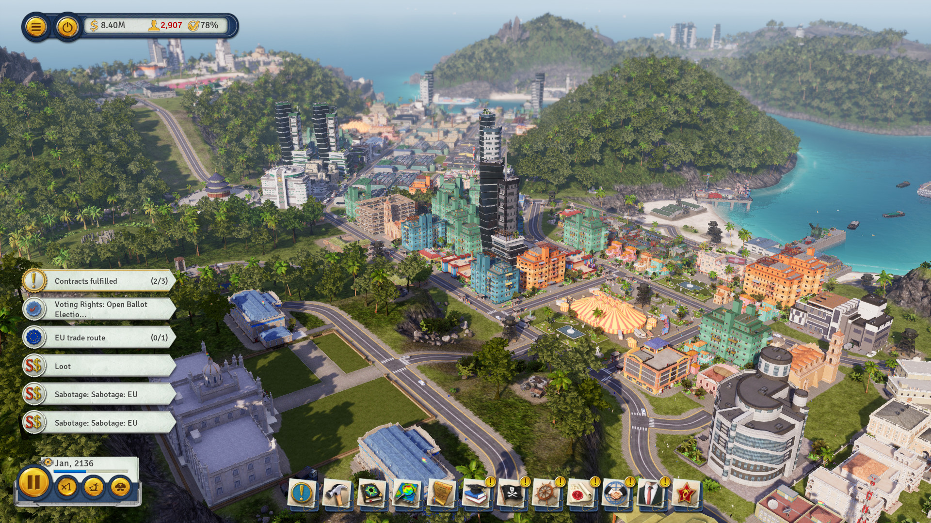 海岛大亨6 Tropico 6 Mac 破解版 模拟经营类游戏