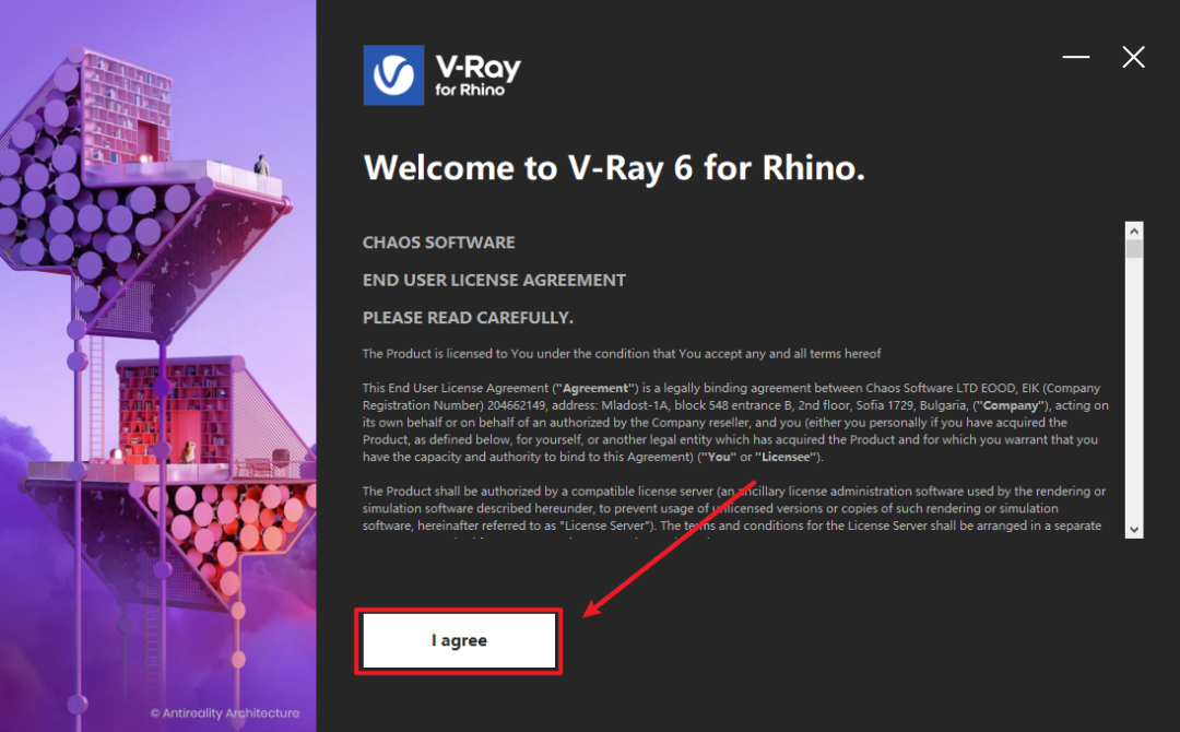 VRay 6.0 for Rhino 6-8犀牛渲染软件简体中文破解版下载-VRay 6.0 for Rhino 6-8图文安装教程插图2