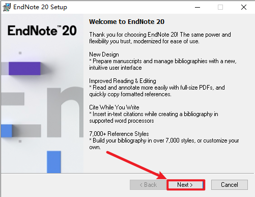 EndNote 20文献管理软件中文英文版安装包下载-EndNote 20破解安装教程插图3