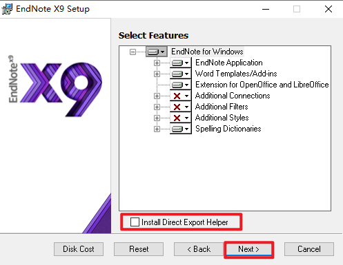 EndNote X9文献管理软件简体中文破解版下载-EndNote X9图文安装教程插图9