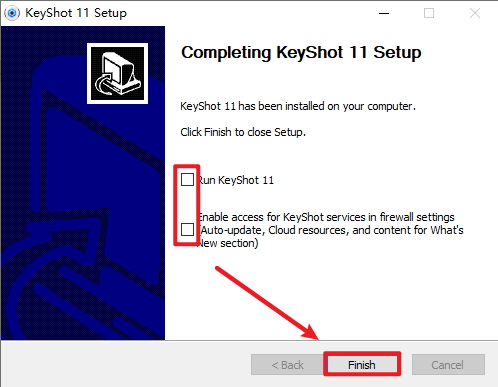 keyshot 11光线追踪全域光渲染软件安装包下载和破解安装教程插图9
