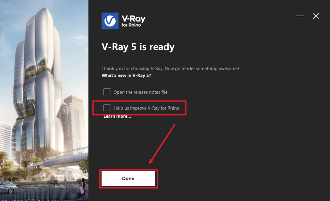 VRay 5.2 for Rhino 6-8犀牛渲染软安装包下载和破解版安装教程插图8