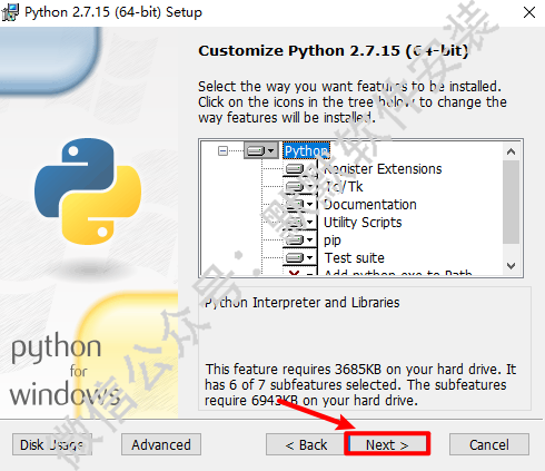 Python 2.7.15计算机程序设计语言软件安装包下载Python 2.7.15图文安装教程插图4