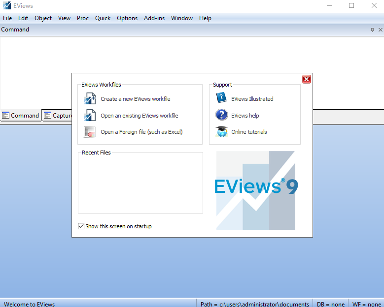 EViews 9.0时间序列软件破解版安装教程EViews 9.0软件高速下载链接插图20