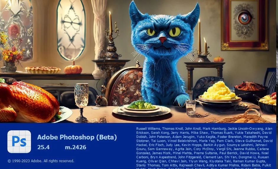 PS2024 25.4蓝猫AI版 Photoshop 2024 Beta下载安装教程+永久使用-17