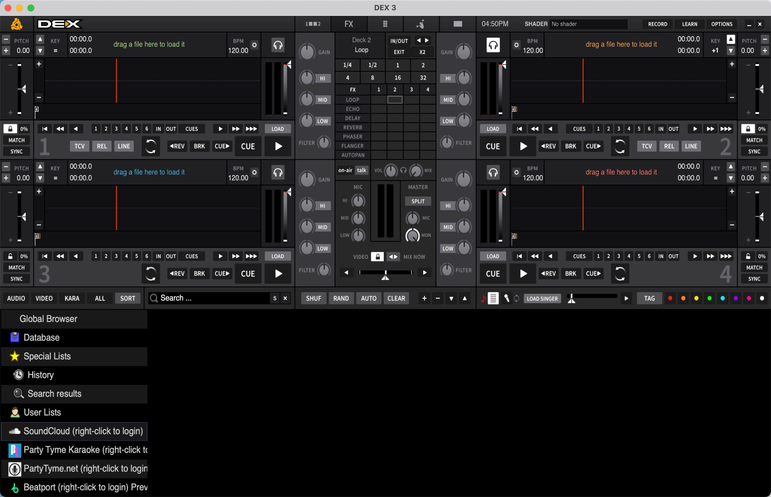 PCDJ DEX 3 for Mac(DJ混音软件) 3.20.7.0英文激活版下载