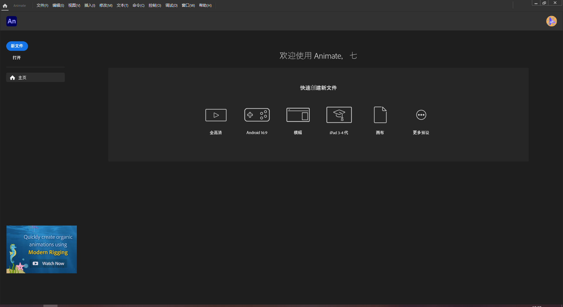 An2024最新版Adobe Animate 2024 v24.0.5中文破解版下载安装教程-21