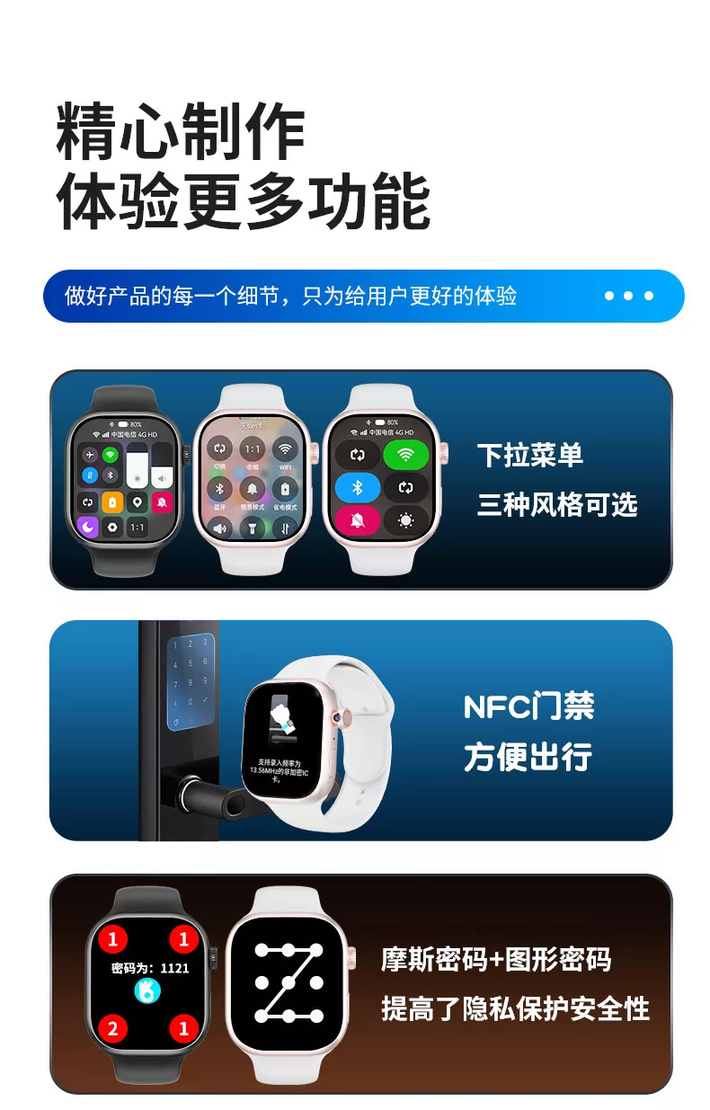 小兔AI手表M16四核5G插卡全网通安卓AI智能手表2026